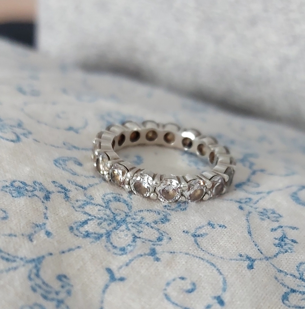 Deborah Freund Elegant Eternity Band with 5A Cubic Zirconia